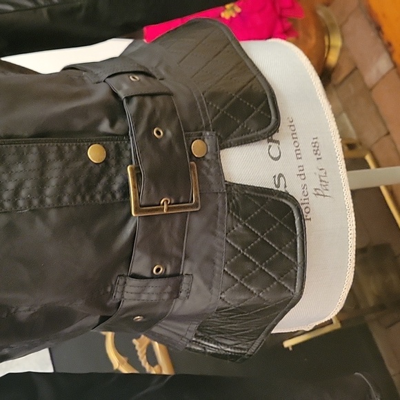 Barbour Leather and Waxed Motorcycle Jacket - Picture 3 of 11